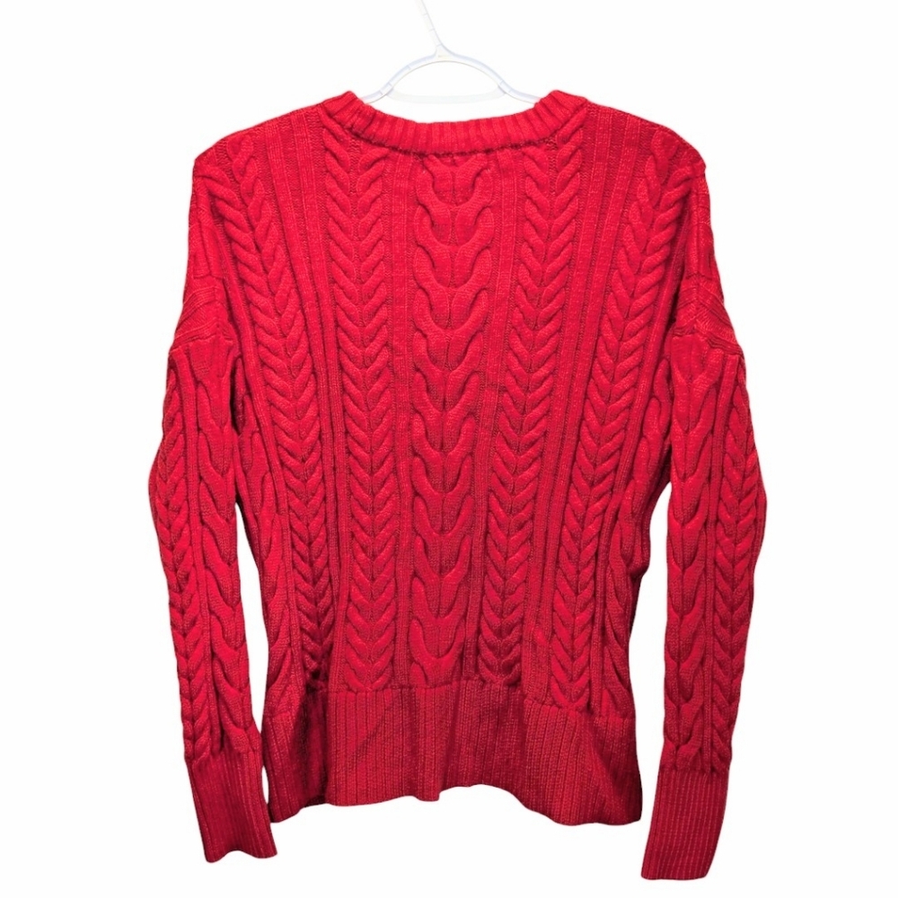 Philosophy Red Apple Cable Knit Sweater NWT - Picture 3 of 10